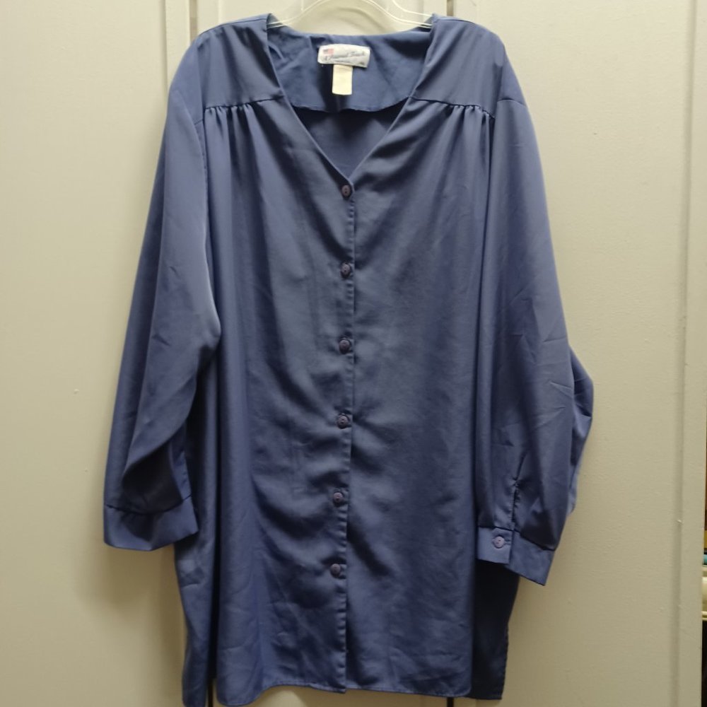 A Personal Touch, 4x beautiful ocean blue button down  shirt, Made in the U.S.A